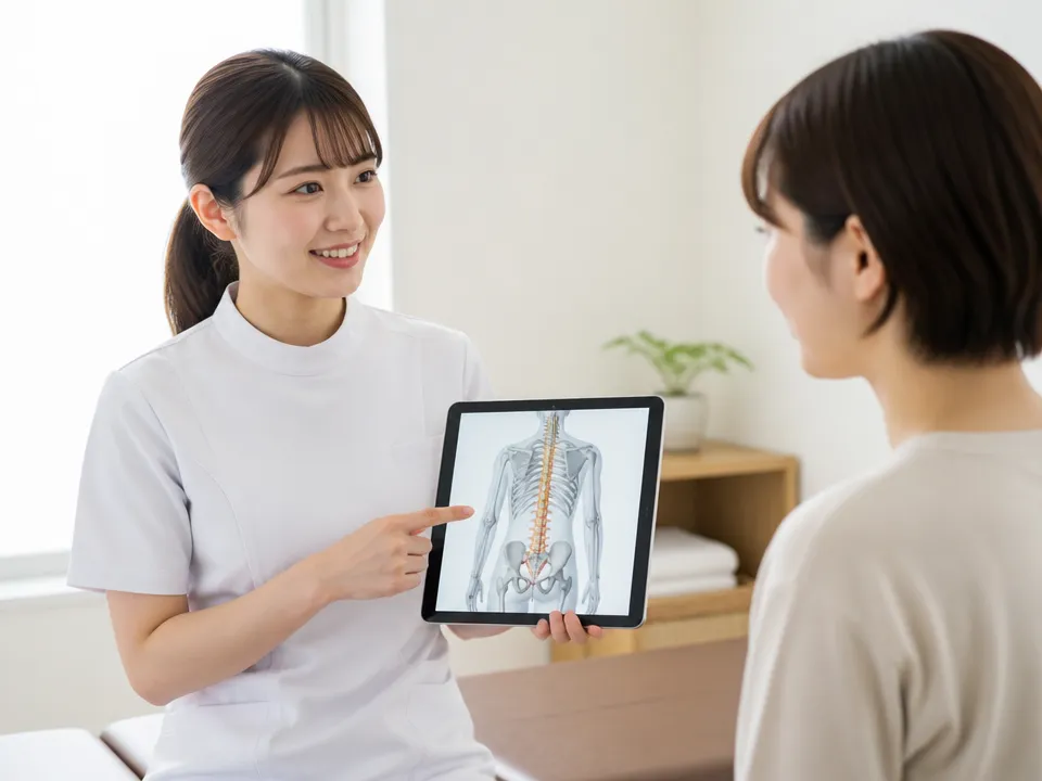 腰痛の原因を姿勢から説明する整骨院