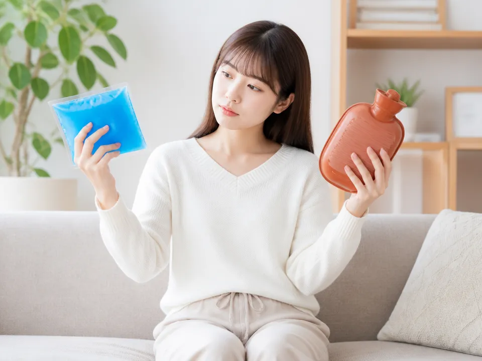 腰を冷やすか温めるか迷っている人