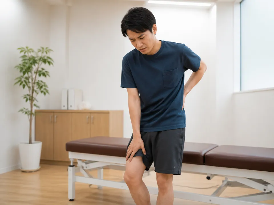 膝や腰の痛みと太ももの張りを気にしている人