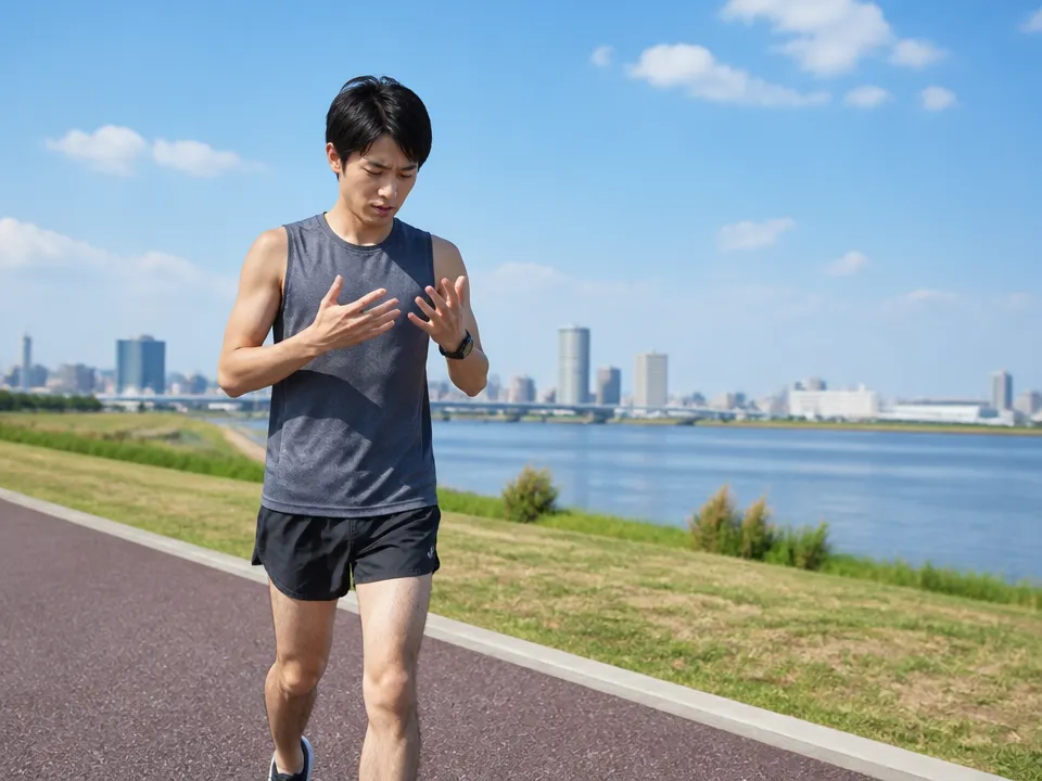 長距離ランで両手や指先のしびれを感じるランナー