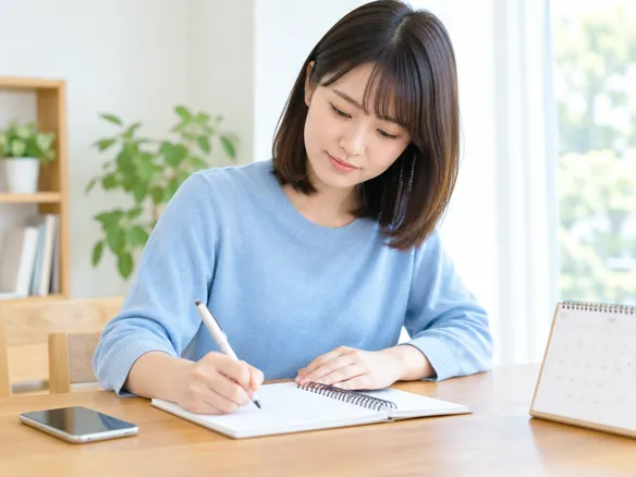 接骨院に相談する前に症状や希望をメモで整理する人