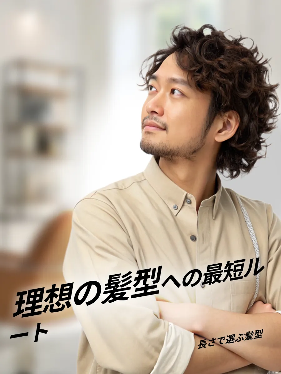 メンズ髪の長さcmで分かるヘアスタイル