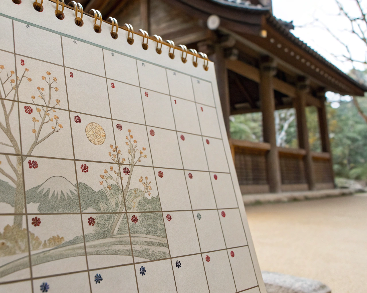 不成就日や仏滅のカレンダー例