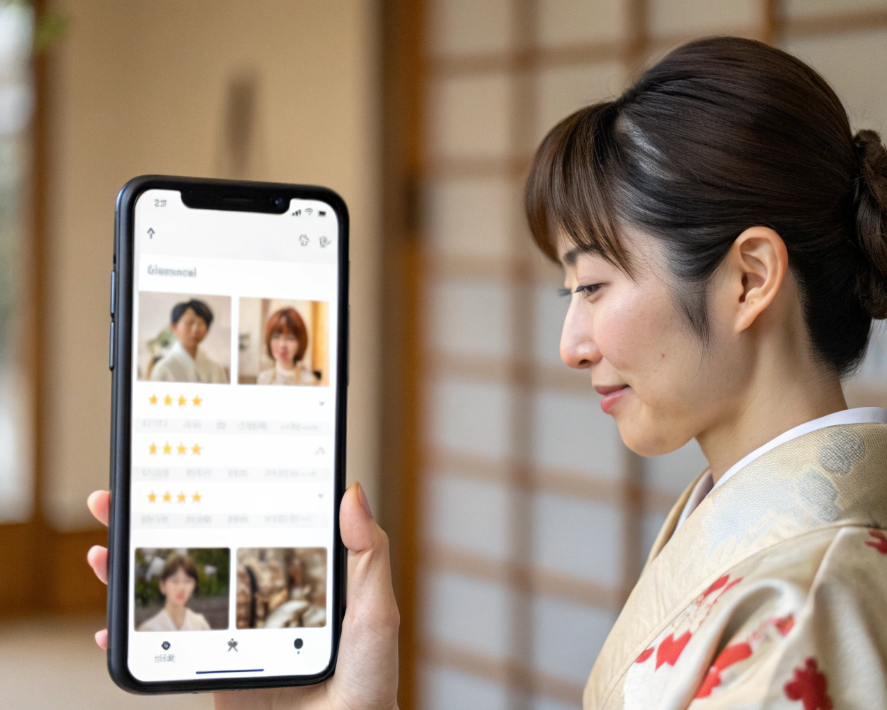 美容室口コミ閲覧イメージ