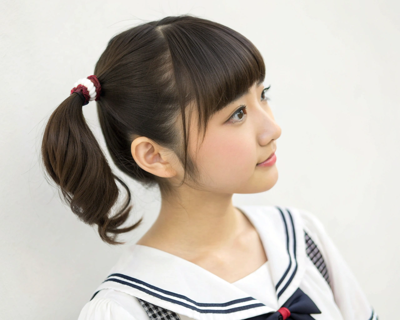 学生向けツインテールスタイル