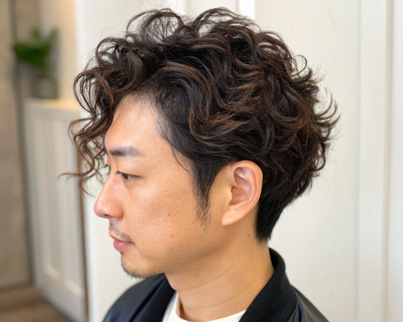 人気メンズ前髪パーマのヘアスタイル例