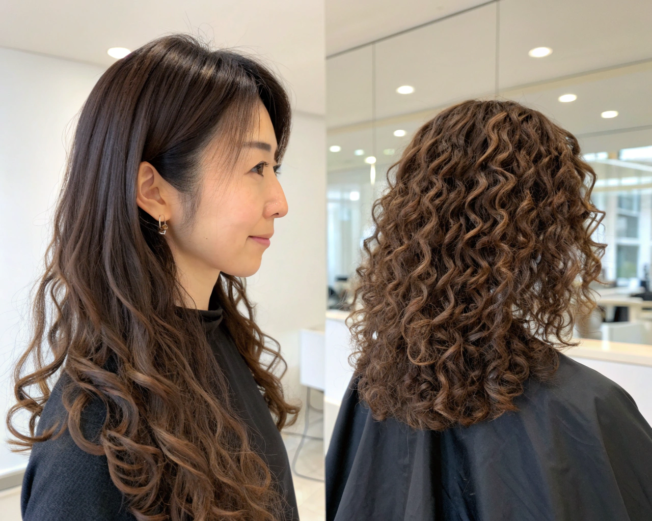 縮毛矯正とデジタルパーマ施術の違い