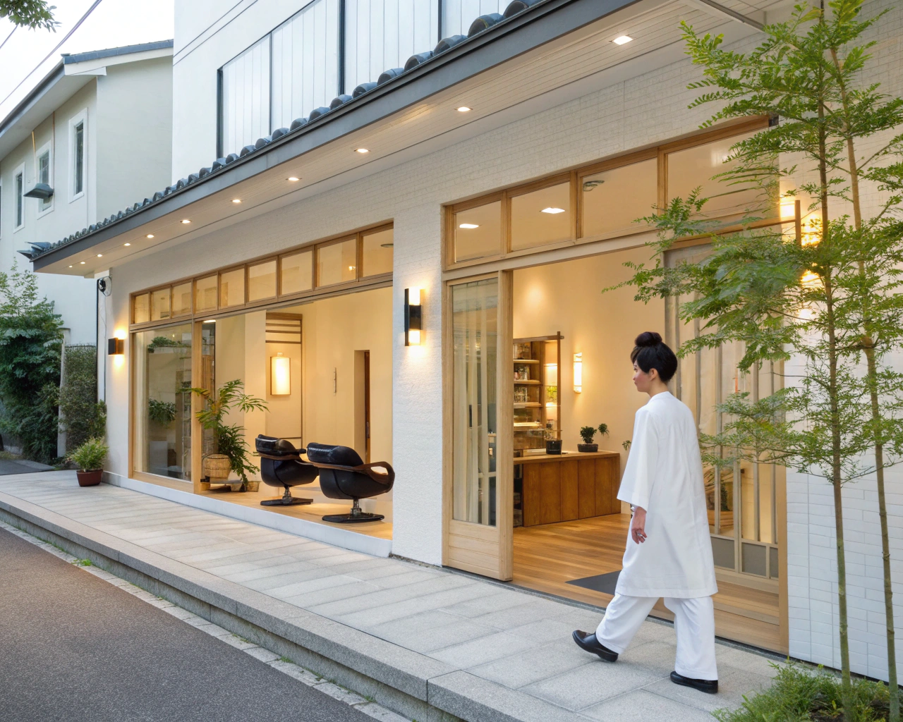 信頼できるまつ毛パーマサロンの外観