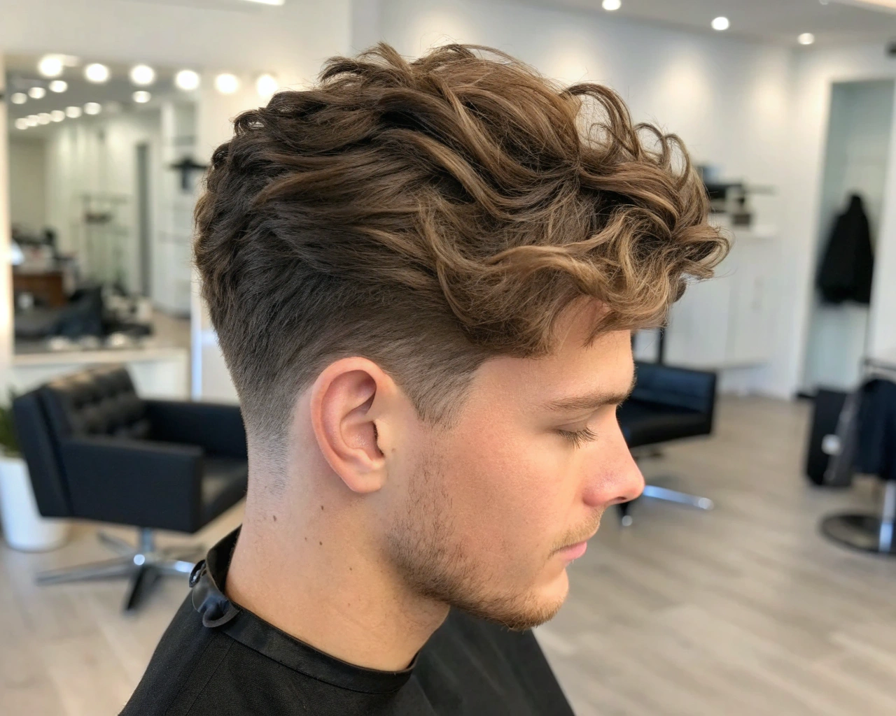 ヘアパーマやカラーで垢抜けるメンズカット