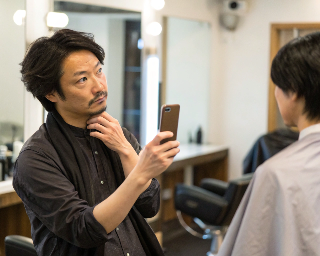イメージ伝達に悩む男性