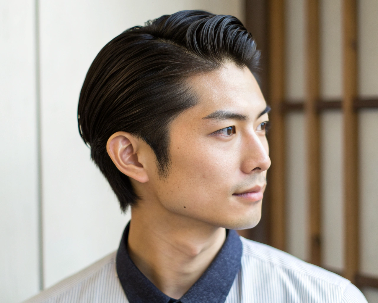 清潔感を重視した身だしなみの男性