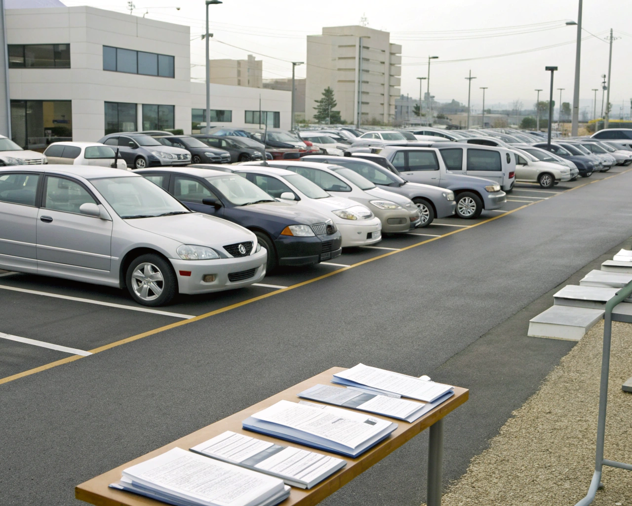 自社ローン対応中古車展示場