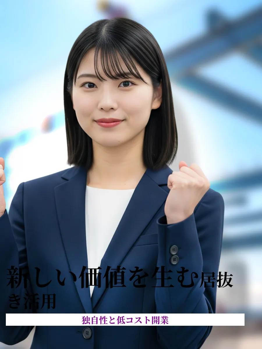 ユニークな居抜き物件と店舗外観