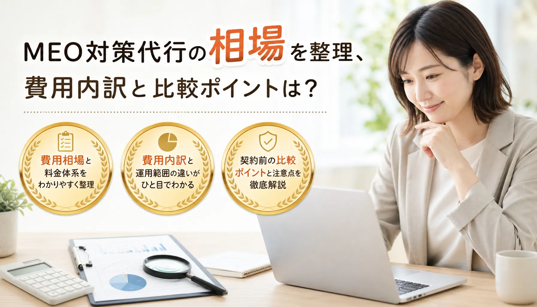meo対策代行の相場を整理、費用内訳と比較ポイントは？